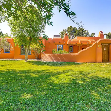 Las Cruces Santa Fe-Style Adobe Home On 6 Acres!
